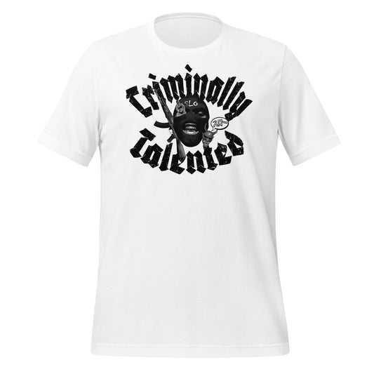 SLO "Criminally Talented" White Tee